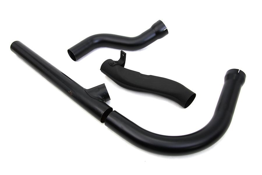 Panhead Exhaust Header Set Black(KIT)