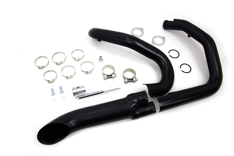Wyatt Gatling 2 into 1 Exhaust Header Set Black(SET)