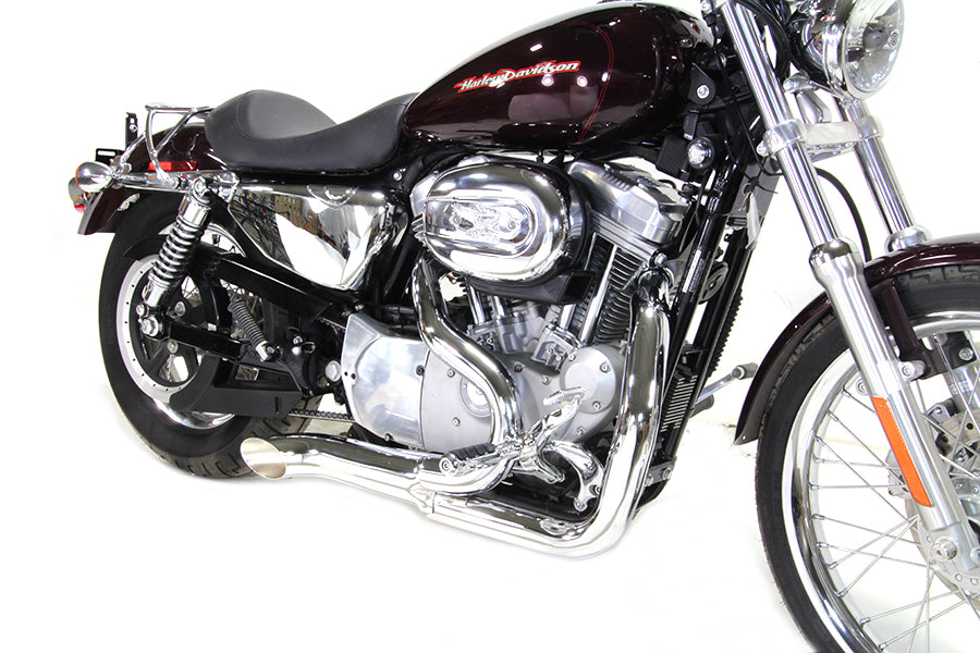Wyatt Gatling 1-3/4 2 into 1 Exhaust Header Set Chrome(SET)