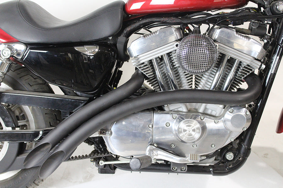Curved Radius Exhaust Header Set Black(SET)
