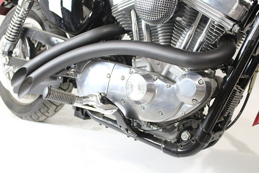 Curved Radius Exhaust Header Set Black(SET)
