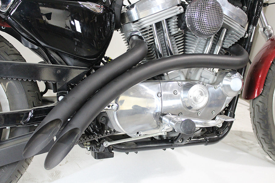 Curved Radius Exhaust Header Set Black(SET)