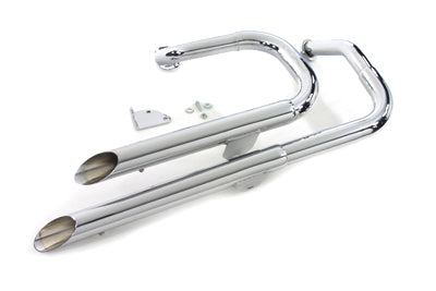 Exhaust Drag Pipe Set Slash Cut(SET)