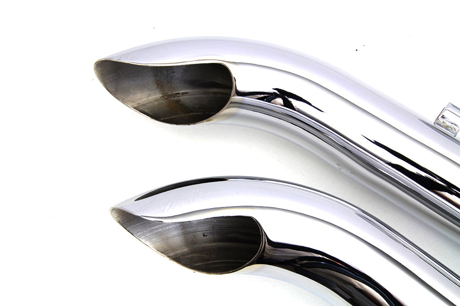 Exhaust Drag Pipe Set Slash Cut(SET)