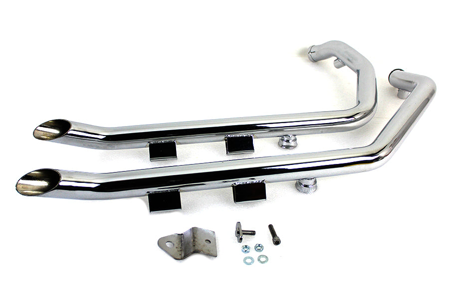 Wyatt Gatling Exhaust Drag Pipe Set Goose Style Ends(SET)