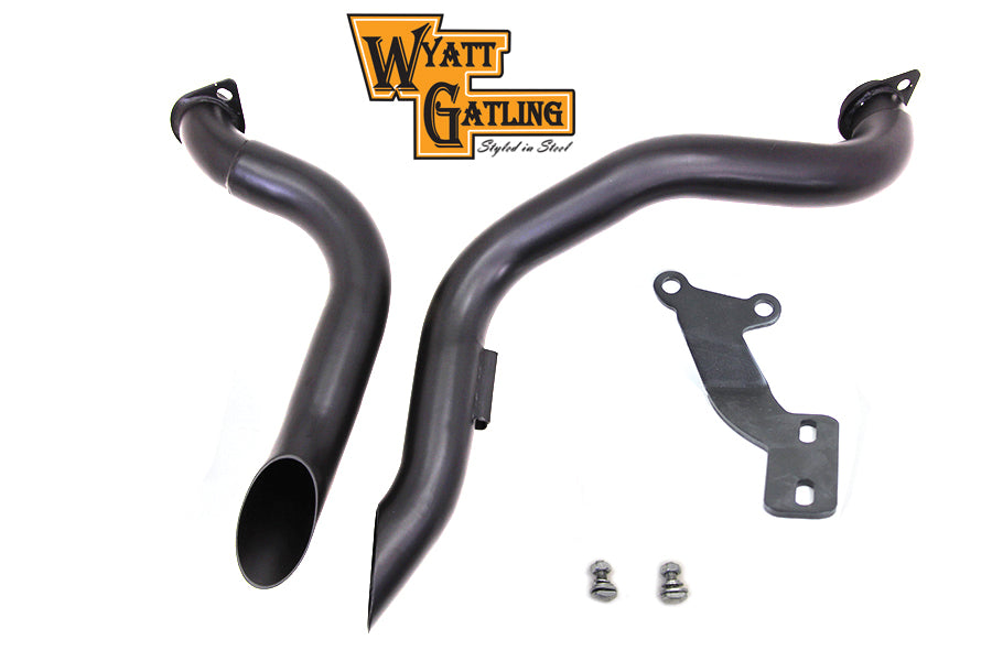 Black Wyatt Gatling Down Draft Drag Pipes(SET)