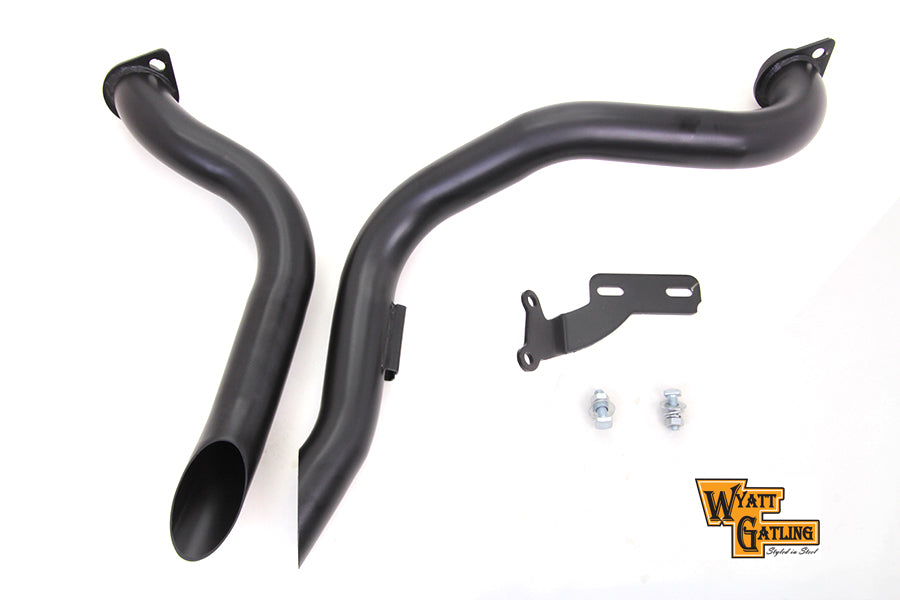 Black Wyatt Gatling Down Draft Drag Pipes(SET)