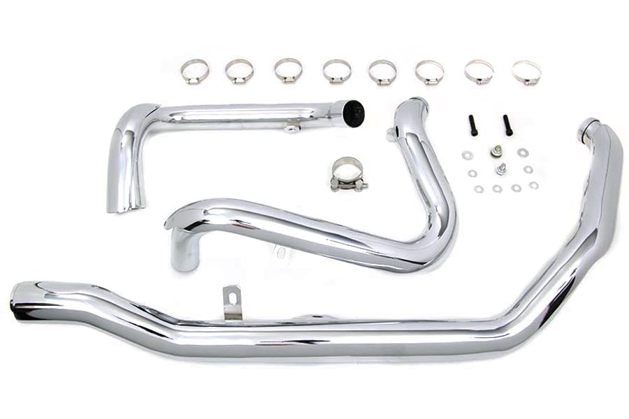 M8 True Dual Header Set Chrome(SET)