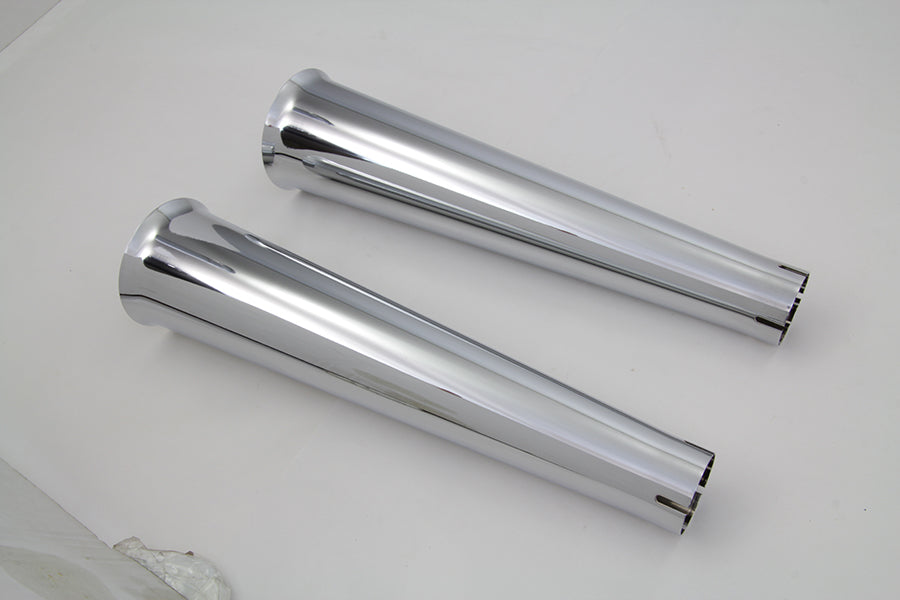 Chrome Megaphone Tip Set for 1-7/8 Muffler(SET)