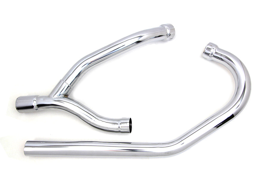 2 into 1 K Exhaust Header Set Chrome(SET)