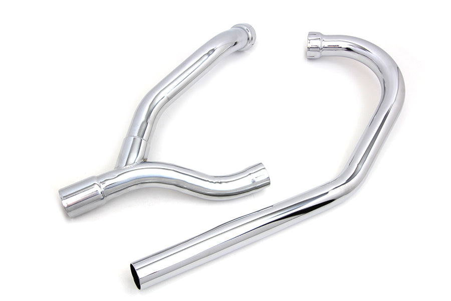 2 into 1 K Exhaust Header Set Chrome(SET)