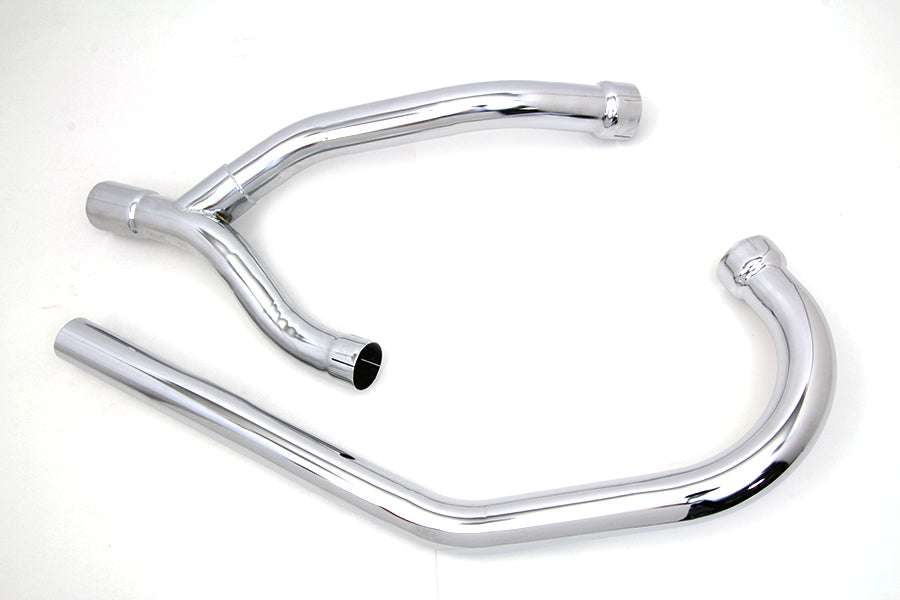2 into 1 K Exhaust Header Set Chrome(SET)