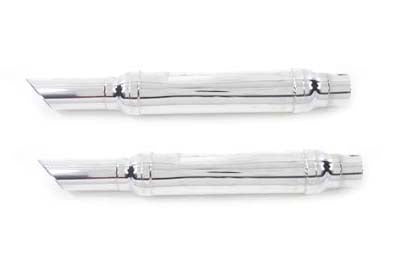Replica Muffler Set with Slash Cut Ends(SET)