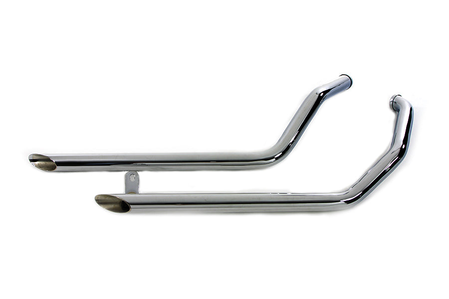 Exhaust Drag Pipe Set Slash Cut(SET)
