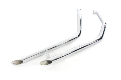 Exhaust Drag Pipe Set Slash Cut(SET)