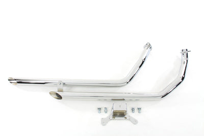 Exhaust Drag Pipe Set Slash Cut(SET)