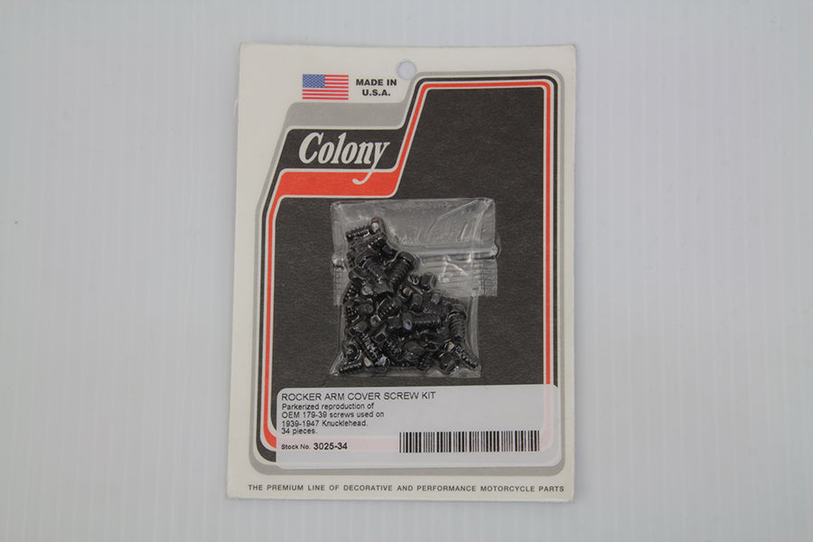 Rocker Arm Cover Screw Kit Parkerized(KIT)