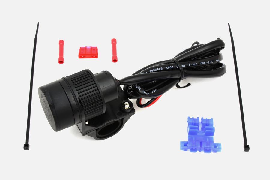 12 Volt Wiring Outlet Receptacle Box(EA)