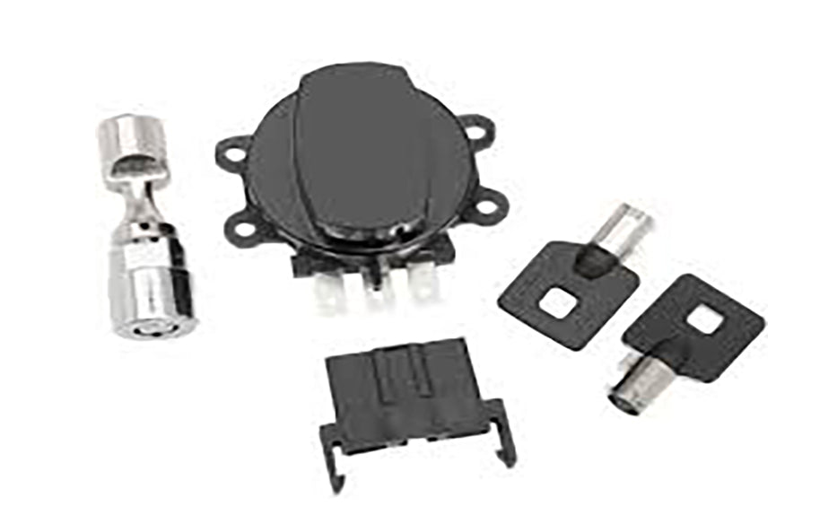 Side Hinge Ignition Switch Black with Fork Lock(EA)