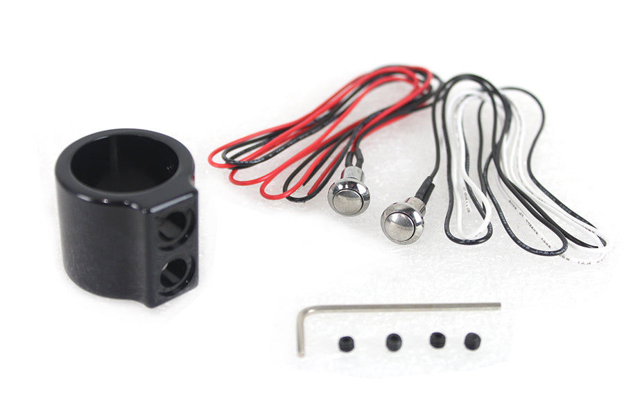 Black Dual Handlebar Button Switch Kit(KIT)