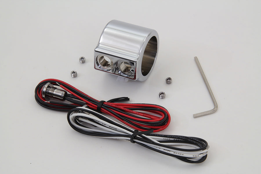Chrome Dual Handlebar Button Switch Kit(KIT)