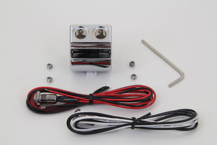 Chrome Dual Handlebar Button Switch Kit(KIT)