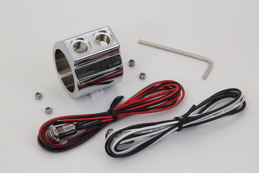 Chrome Dual Handlebar Button Switch Kit(KIT)