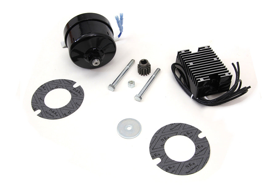 Black 12 Volt Alternator Generator Conversion Kit(KIT)