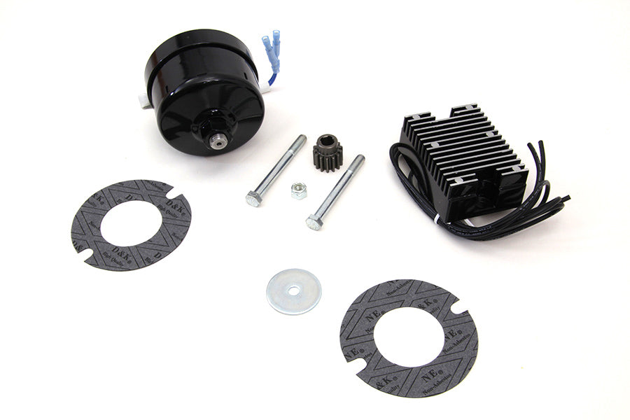 Black 12 Volt Alternator Generator Conversion Kit(KIT)
