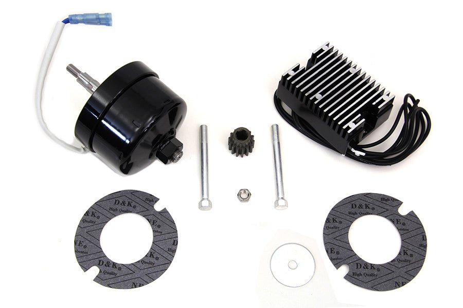 Black 12 Volt Alternator Generator Conversion Kit(KIT)