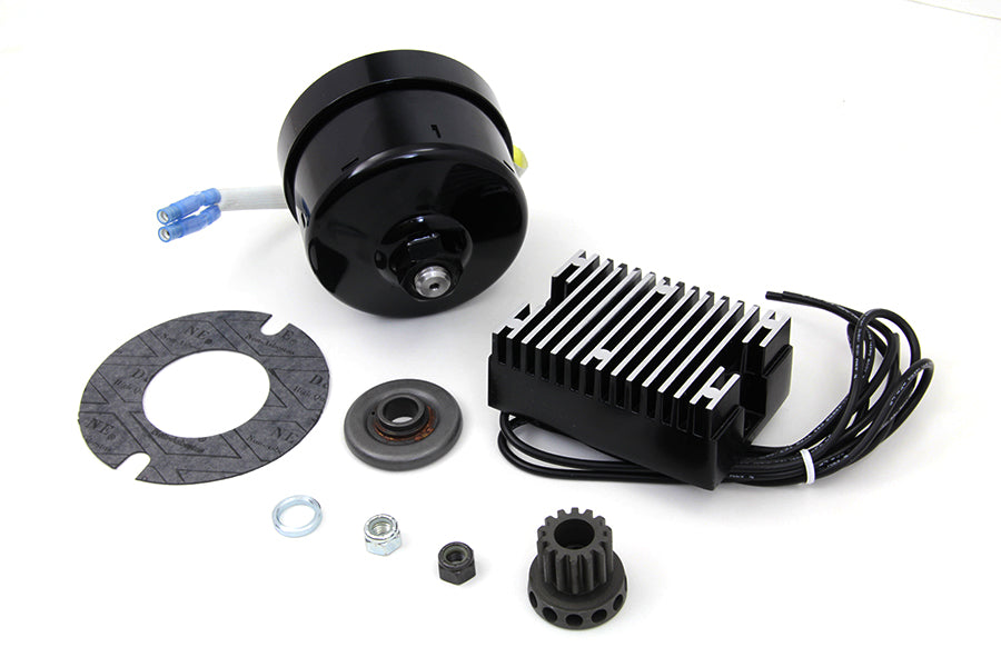 Black 12 Volt Alternator Generator Conversion Kit(KIT)
