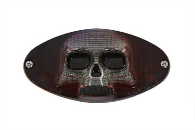 Chrome Cateye LED Tail Lamp Skull Style(EA)