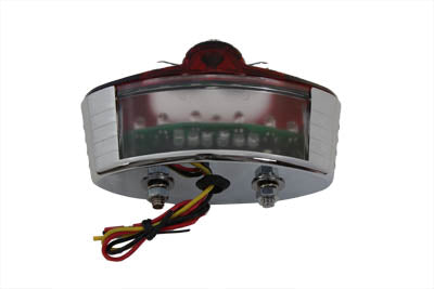 Chrome Cateye LED Tail Lamp Skull Style(EA)