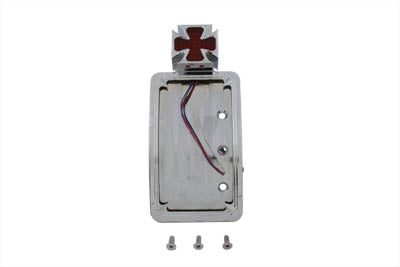 Chrome Maltese LED Tail Lamp License Plate Assembly(EA)
