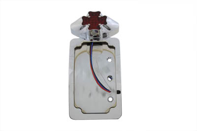 Chrome Maltese LED Tail Lamp License Plate Assembly(EA)