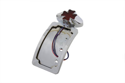 Chrome Maltese LED Tail Lamp License Plate Assembly(EA)