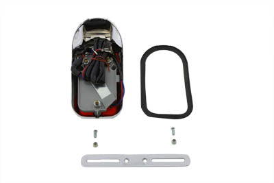 Chrome Tombstone Tail Lamp Assembly(EA)