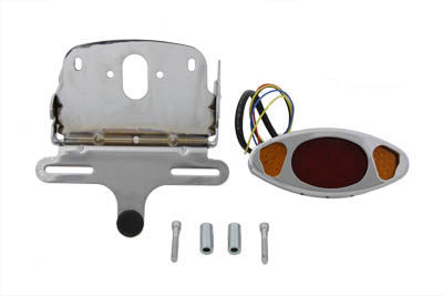 Wyatt Gatling Chrome Oval Tail Lamp Assembly(EA)
