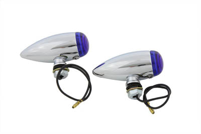 Mini Bullet Blue Lens Marker Lamp Set(SET)