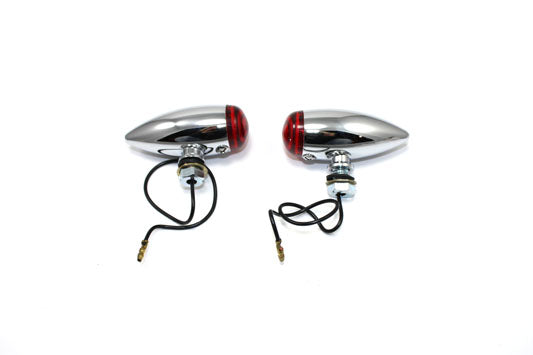 Mini Bullet Red Lens Marker Lamp Set(SET)