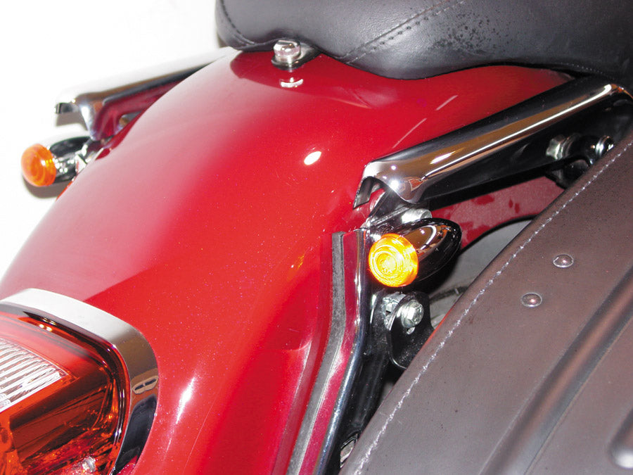 Mini LED Bullet Amber Lens Marker Lamp Set(SET)