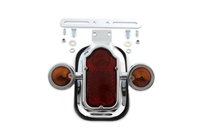 Chrome Tombstone Tail Lamp Assembly(EA)