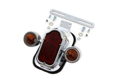 Chrome Tombstone Tail Lamp Assembly(EA)
