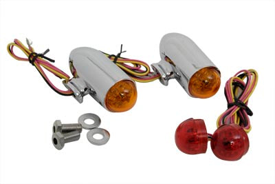 Bullet Marker Lamp Set with Red and Amber LEDs(SET)