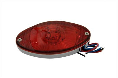 Thin Cateye Tail Lamp with Red Lens(EA)