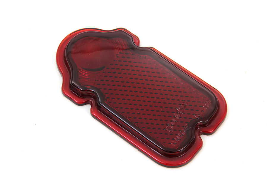 Red Glass Tail Lamp Lens(EA)