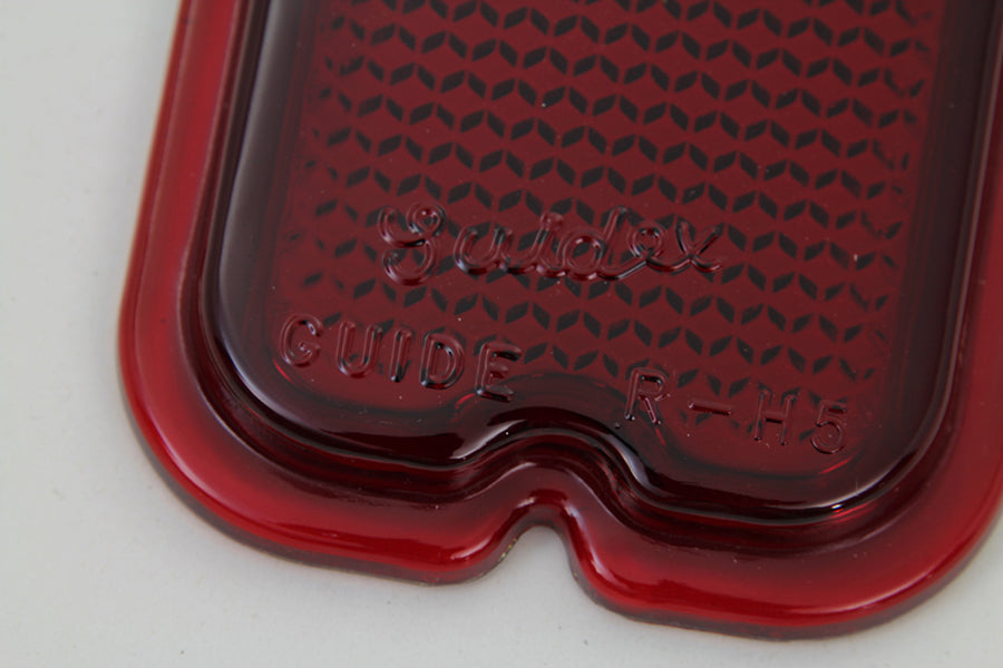 Red Glass Tail Lamp Lens(EA)