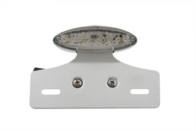 Chrome Mini LED Cateye Tail Lamp Clear Lens(EA)