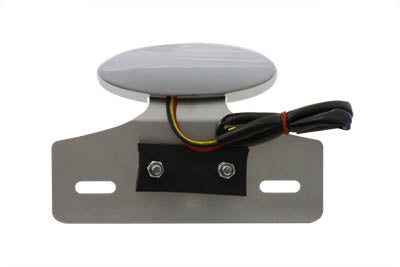 Chrome Mini LED Cateye Tail Lamp Clear Lens(EA)