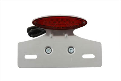 Chrome Mini Cateye Tail Lamp Red Lens(EA)
